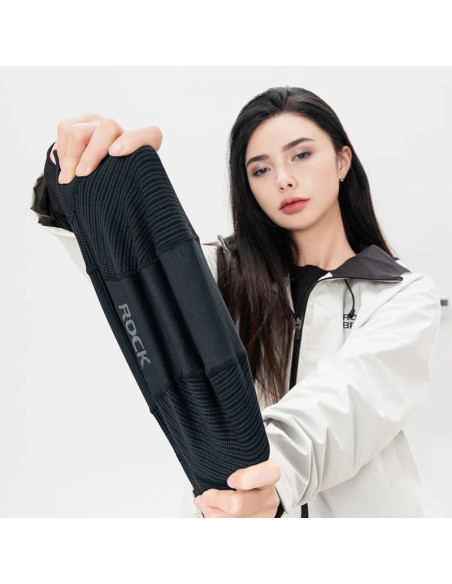 Czapeczka rowerowa rockbros lf25956 dzianinowa bezszwowa - czarna
