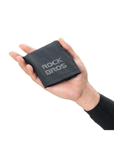 Czapeczka rowerowa rockbros lf25956 dzianinowa bezszwowa - czarna