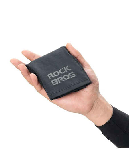 Czapeczka rowerowa rockbros lf25956 dzianinowa bezszwowa - czarna
