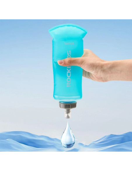 Bukłak rockbros 35210027001 soft flask miękki bidon do biegania 500 ml - jasnoniebieski
