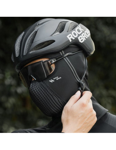 Kominiarka rowerowa rockbros lf25699 polarowa - czarna