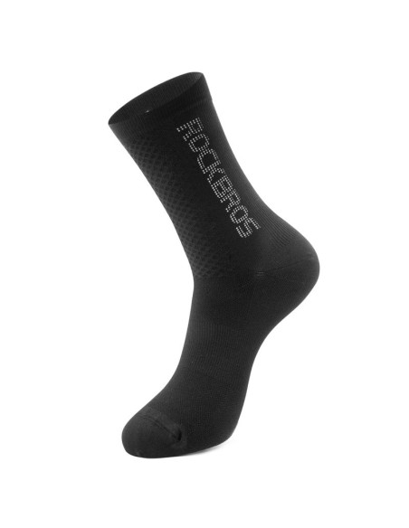 Skarpety rowerowe rockbros 490067003 odblaskowe m - czarne