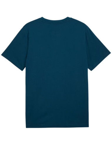 Koszulka męska puma wardrobe ess tee ciemnoniebieska 629644 36
