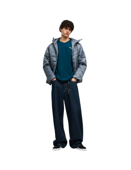 Koszulka męska puma wardrobe ess tee ciemnoniebieska 629644 36