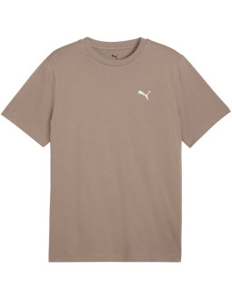 Koszulka męska puma wardrobe ess tee ciemnobeżowa 629644 81 2