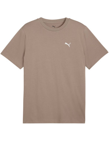 Koszulka męska puma wardrobe ess tee ciemnobeżowa 629644 81