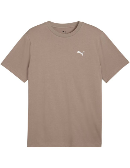 Koszulka męska puma wardrobe ess tee ciemnobeżowa 629644 81