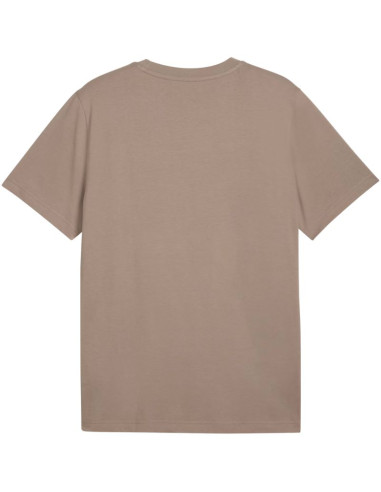 Koszulka męska puma wardrobe ess tee ciemnobeżowa 629644 81