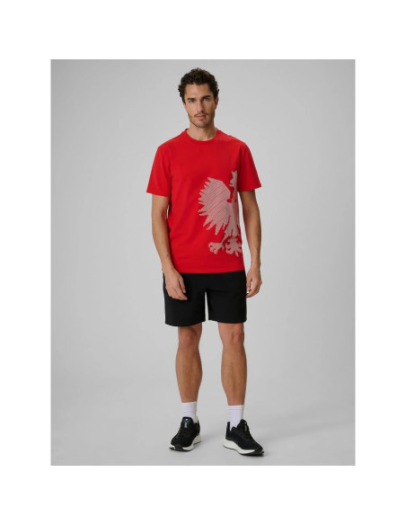 T-shirt bawełniany kibica męski 4f 4frss26ttshm4200-62s