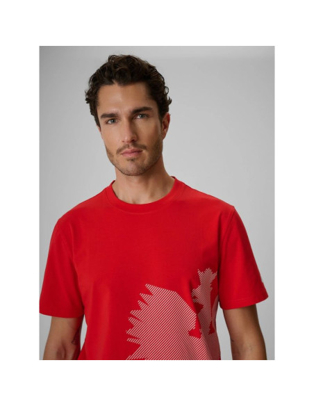 T-shirt bawełniany kibica męski 4f 4frss26ttshm4200-62s