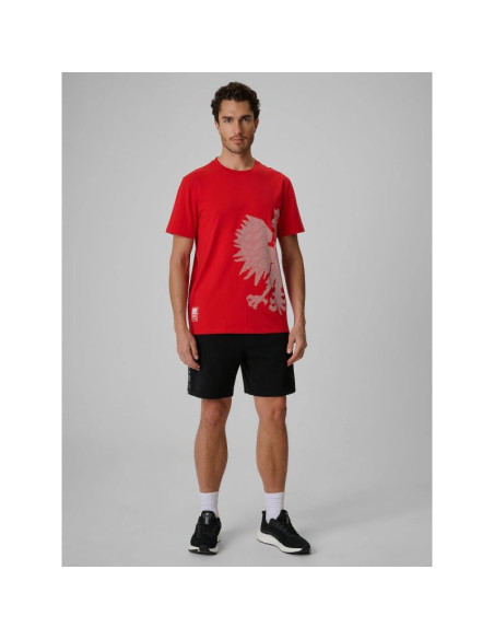 T-shirt bawełniany kibica męski 4f 4frss26ttshm4200-62s