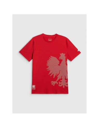 T-shirt bawełniany kibica męski 4f 4frss26ttshm4200-62s