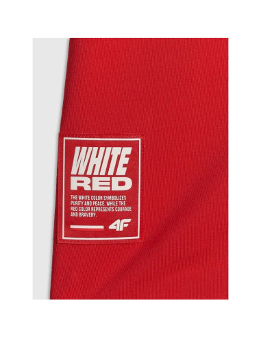 T-shirt bawełniany kibica męski 4f 4frss26ttshm4200-62s