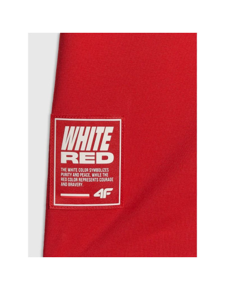 T-shirt bawełniany kibica męski 4f 4frss26ttshm4200-62s