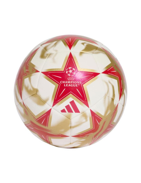 Piłka nożna adidas ucl club 26/27 league stage biało-czerwono-złota ke9764