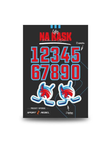 Cyfry na kaski pth koziołki poznań