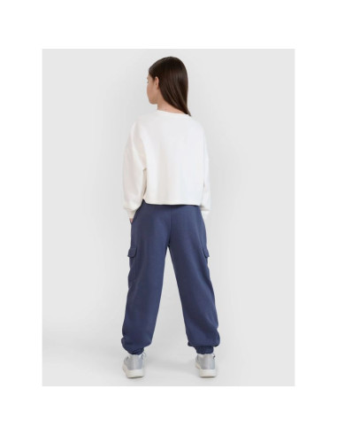 Spodnie dresowe joggery dziewczęce 4f 4fjwss25ttrof1135-22s