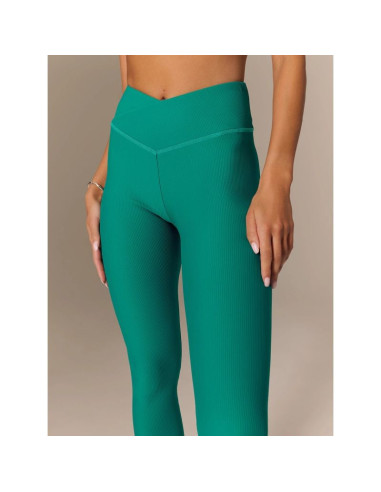 Legginsy z prążkowanej dzianiny damskie 4f 4frss26ttigf328-41s
