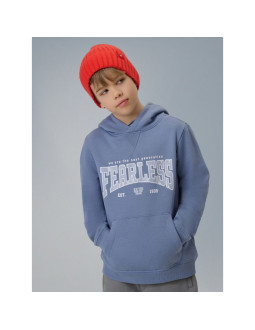 Bluza dresowa regular z kapturem chłopięca 4f 4fjrss26tswsm2637-32s