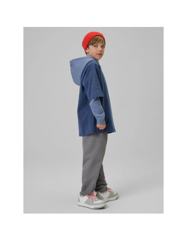 Bluza dresowa regular z kapturem chłopięca 4f 4fjrss26tswsm2637-32s