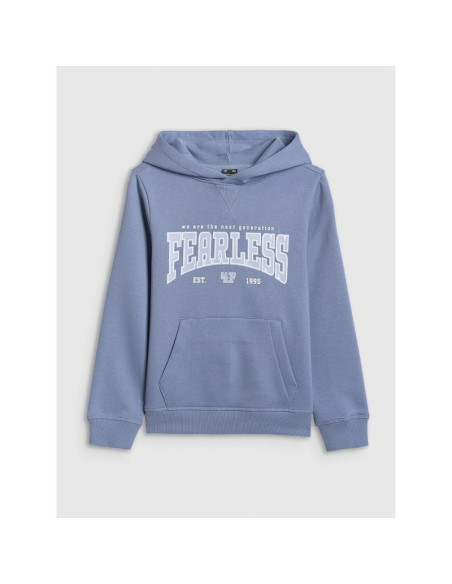 Bluza dresowa regular z kapturem chłopięca 4f 4fjrss26tswsm2637-32s