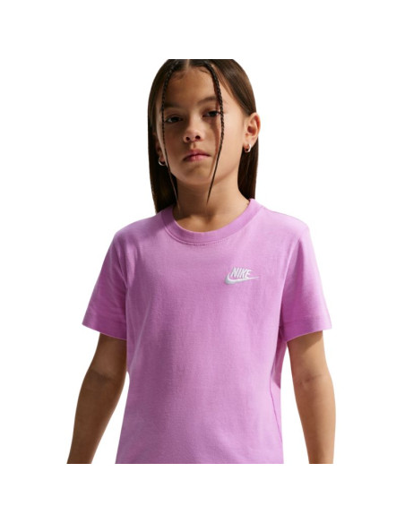 Koszulka dla dzieci nike sportswear różowa fz5177 503