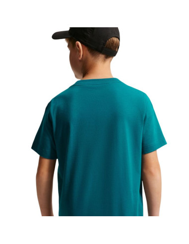 Koszulka dla dzieci nike sportswear zielona fz5177 372