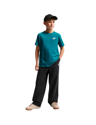 Koszulka dla dzieci nike sportswear zielona fz5177 372