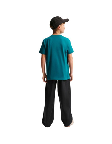 Koszulka dla dzieci nike sportswear zielona fz5177 372