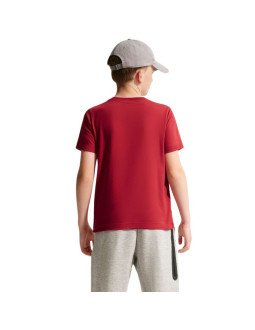 Koszulka dla dzieci nike sportswear czerwona fz5177 608 2