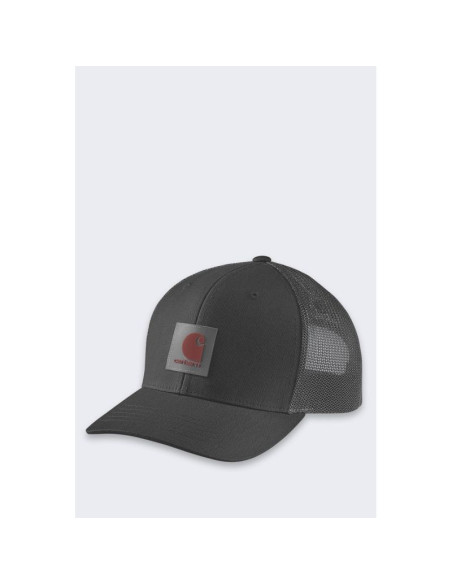 Czapka z daszkiem carhartt twill mesh-back logo patch cap - black