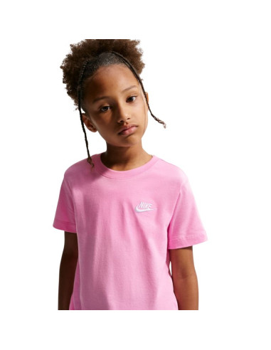 Koszulka dla dzieci nike sportswear różowa fz5177 621