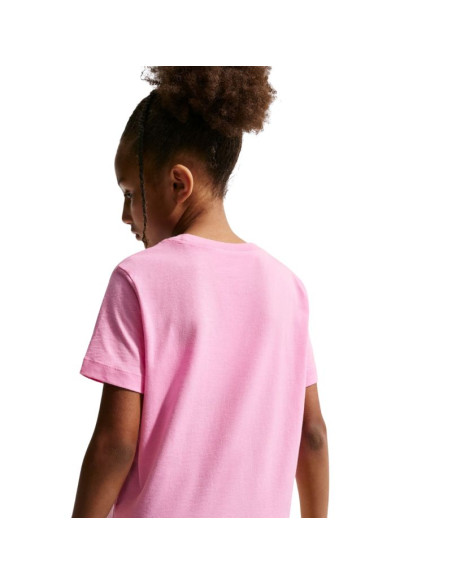 Koszulka dla dzieci nike sportswear różowa fz5177 621