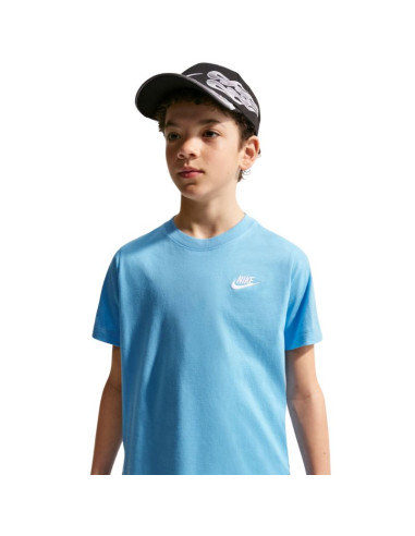 Koszulka dla dzieci nike sportswear jasnoniebieska fz5177 497