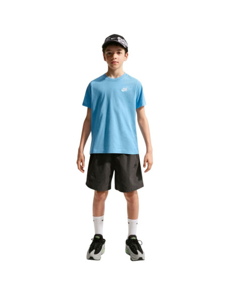 Koszulka dla dzieci nike sportswear jasnoniebieska fz5177 497