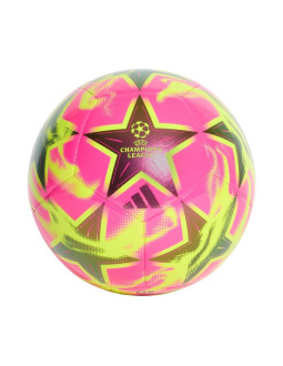 Piłka nożna adidas ucl club 26/27 league stage różowo-żółta ke9760