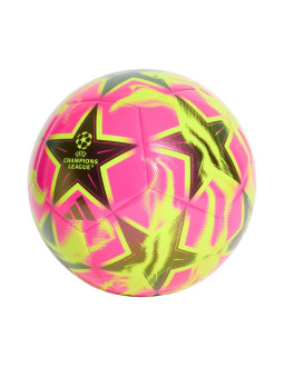 Piłka nożna adidas ucl club 26/27 league stage różowo-żółta ke9760 2