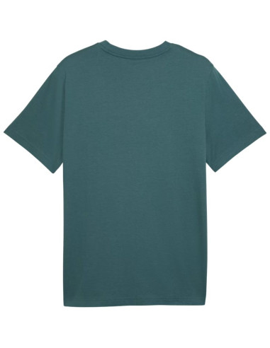 Koszulka męska puma ess 2 color small no. 1 logo tee zielona 684717 90