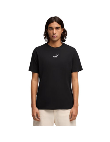 Koszulka męska puma ess small no.1 logo centered tee czarna 692912 01
