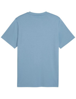 Koszulka męska puma ess small no.1 logo centered tee niebieska 692912 26 2