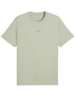Koszulka męska puma ess small no.1 logo centered tee jasnozielona 692912 28 2
