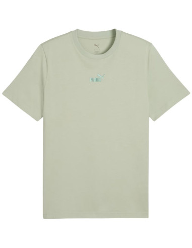 Koszulka męska puma ess small no.1 logo centered tee jasnozielona 692912 28
