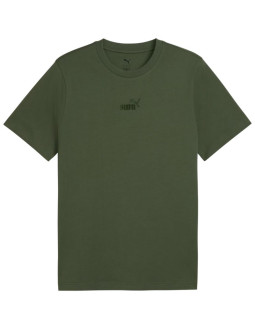 Koszulka męska puma ess small no.1 logo centered tee ciemnozielona 692912 86 2