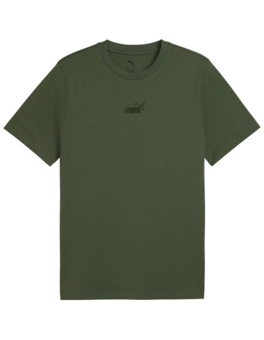 Koszulka męska puma ess small no.1 logo centered tee ciemnozielona 692912 86