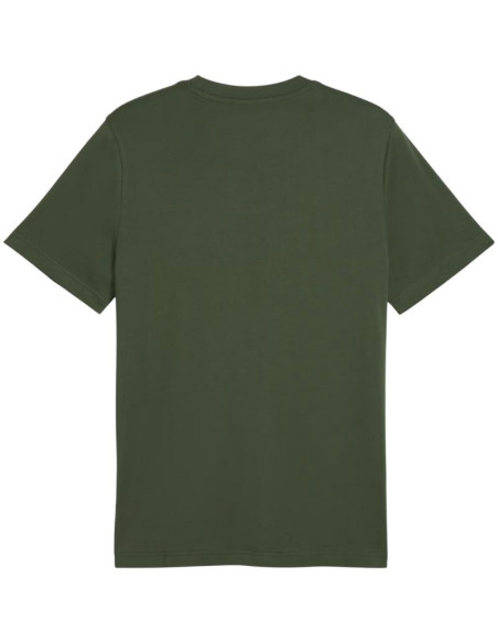 Koszulka męska puma ess small no.1 logo centered tee ciemnozielona 692912 86