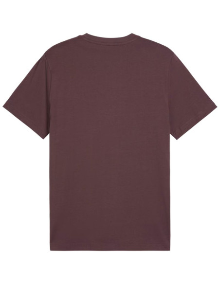 Koszulka męska puma ess small no.1 logo centered tee brązowa 692912 91