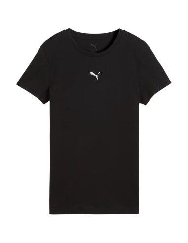 Koszulka damska puma ess centered cat logo tee czarna 692916 01