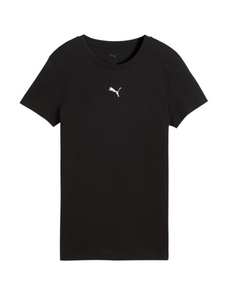 Koszulka damska puma ess centered cat logo tee czarna 692916 01