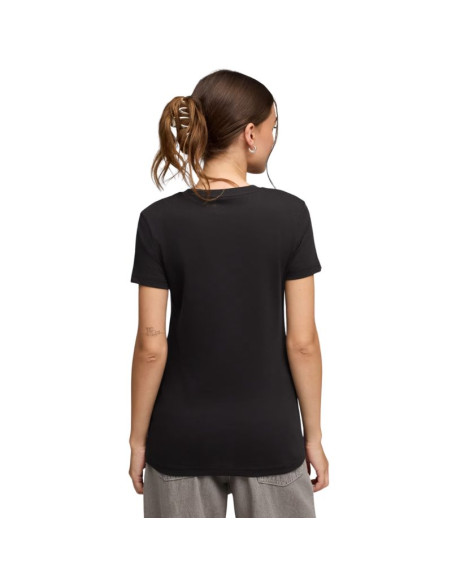 Koszulka damska puma ess centered cat logo tee czarna 692916 01