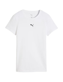 Koszulka damska puma ess centered cat logo tee biała 692916 02 2